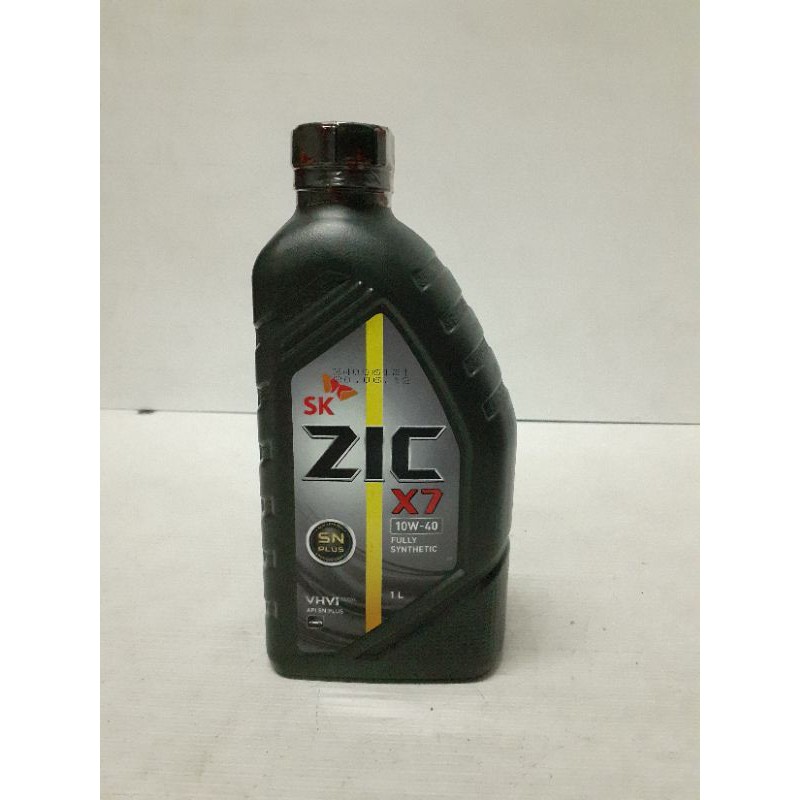 ZIC X7 10W-40 GAS FULLY SYNTHETIC (1 LITER) | Shopee Philippines