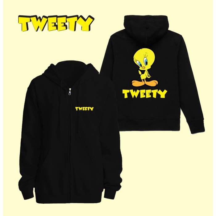 Tweety bird hoodie jacket top