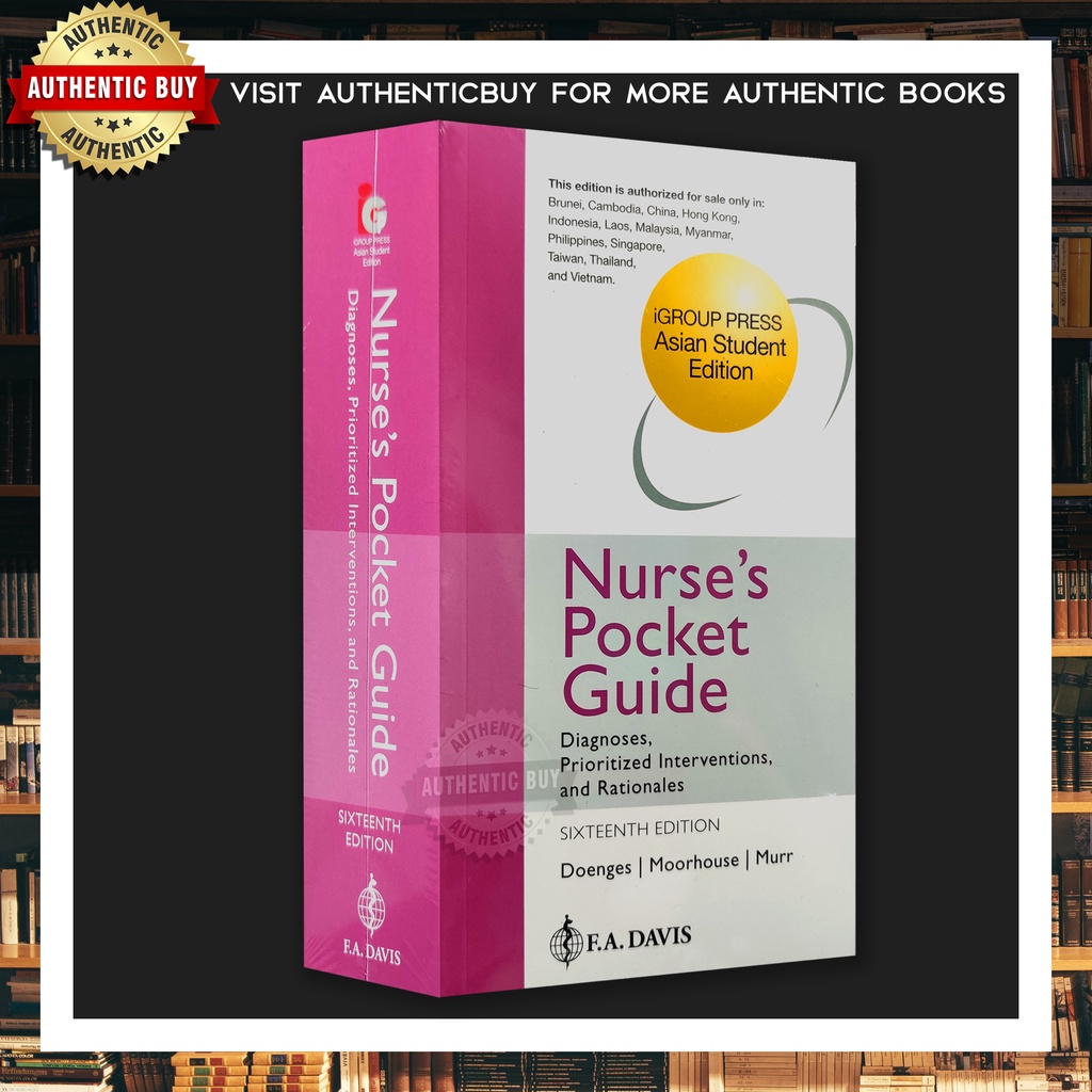 Authentic Nurses Pocket Guide 16th Edition Nanda By Doenges