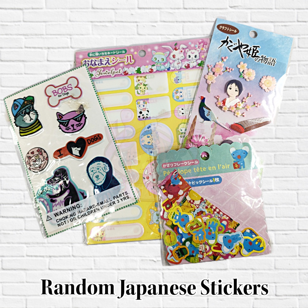 Studio Ghibli / Sanrio Seg toys / Skechers USA Random Japanese Sticker ...