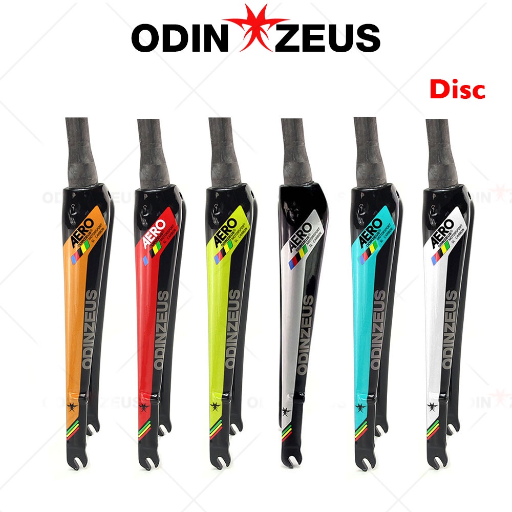 ODINZEUS 700Cx25 JAVA QR Full Carbon Fiber Glossy Road Bike Front Fork Disc Brake rim Brake Round conical Tube Fork Shopee Philippines