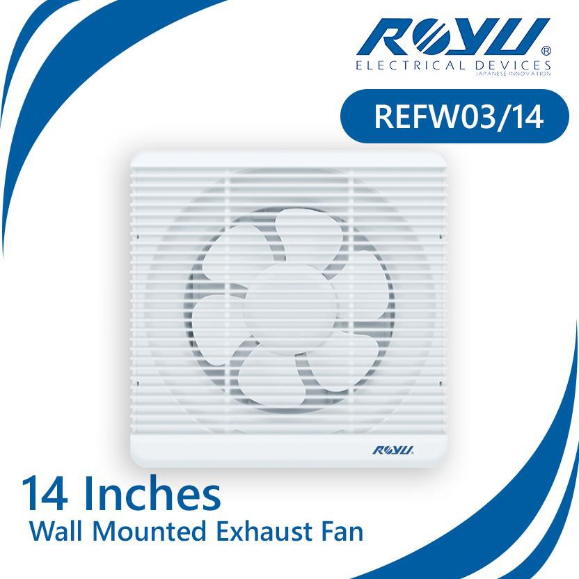 Exhaust Fan Wall Mounted 14 inches ROYU REFW03/14 Shopee Philippines