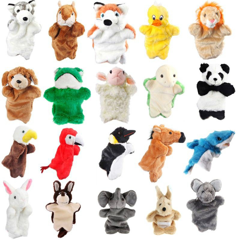 Lovely animal-shaped hand puppets develop baby's intelligence | Shopee ...