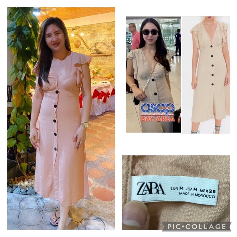 Button down cheap dress shopee