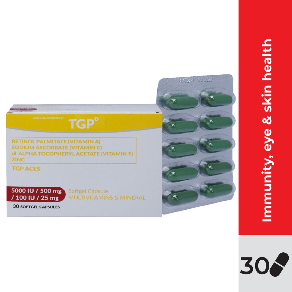 1 BOX TGP ACES MultiVitamins (Vit A, Vit C, Vit E) + Minerals (Zinc