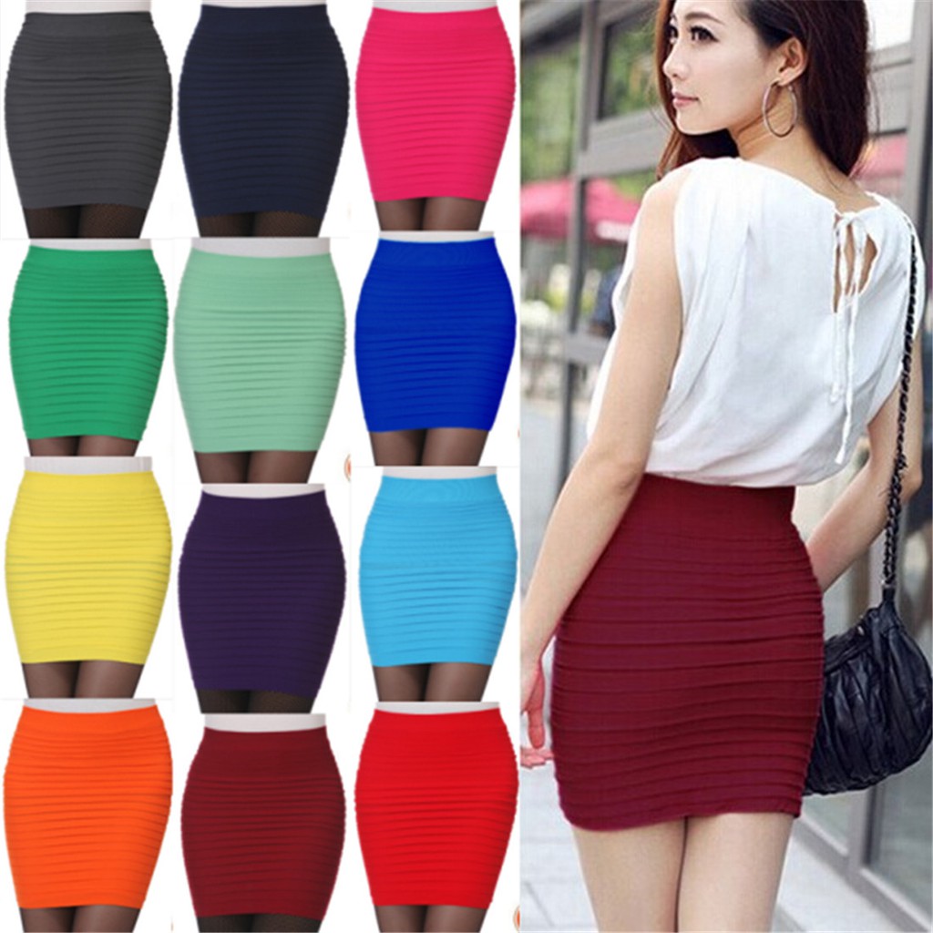 Bandage mini pencil skirt hotsell