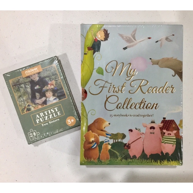 Combo promo My First Reader Collection with Mideer Artis Puzzle ...