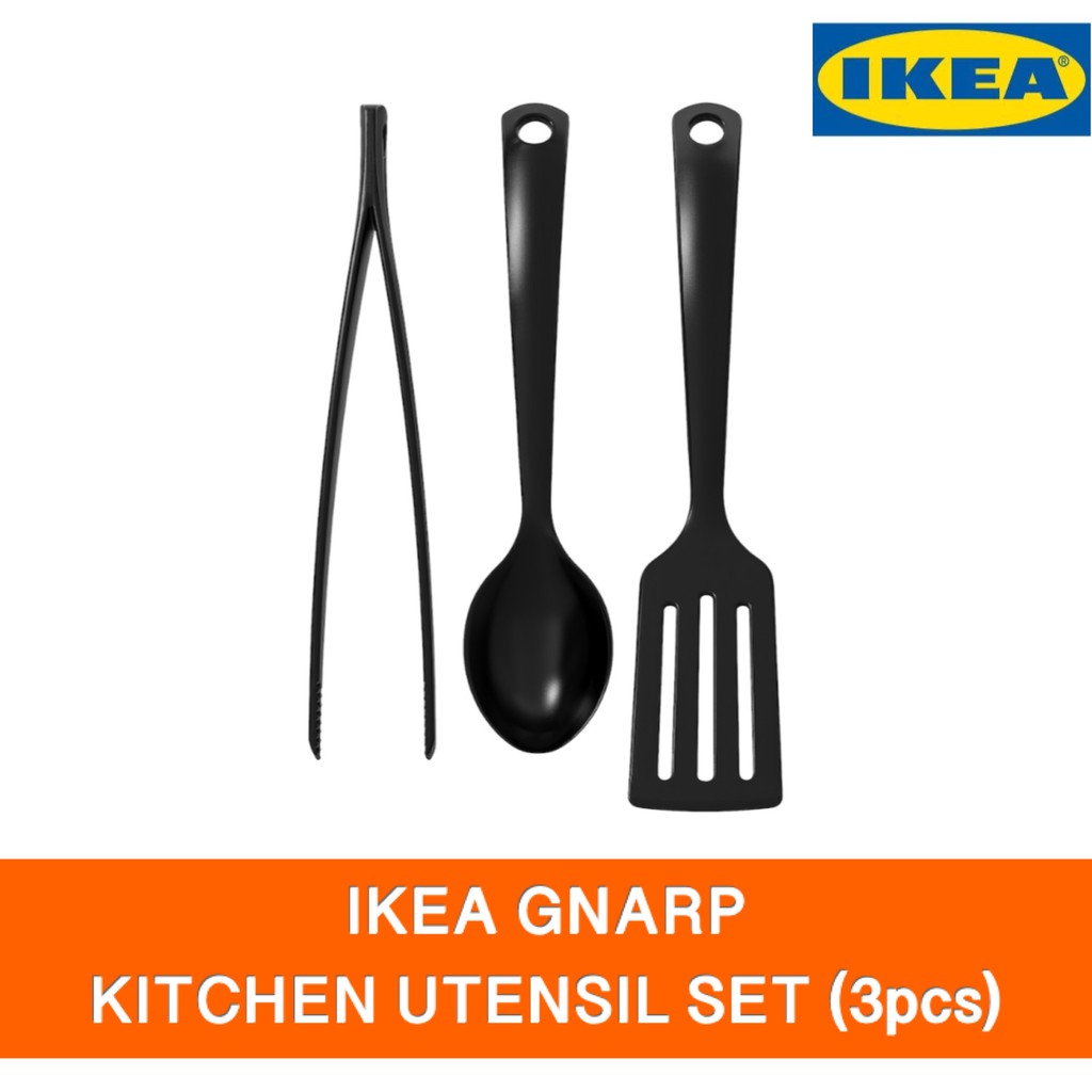 Ikea Gnarp 3piece Kitchen Utensil Set Shopee Philippines