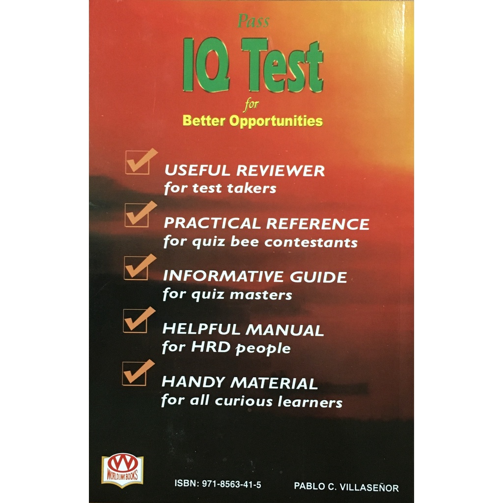 Shop iq test for Sale on Shopee Philippines