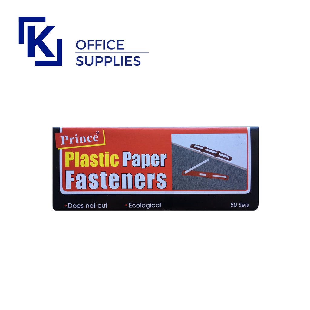 Prince Plastic Paper Fastener | 10Box