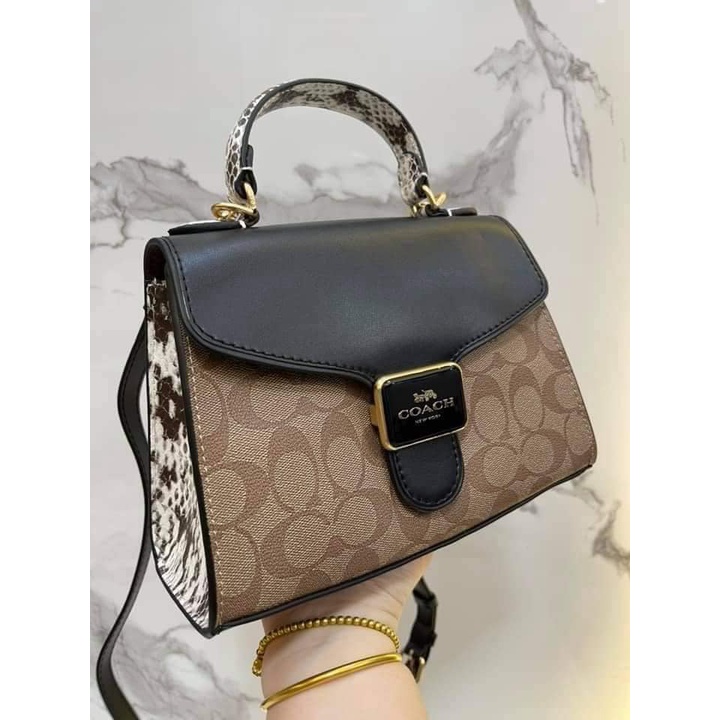 Coach bag top handle new arrivals