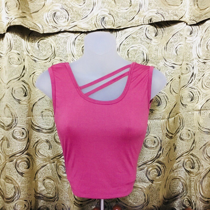 Sleeve less CROP TOP (Sexy Top) | Shopee Philippines