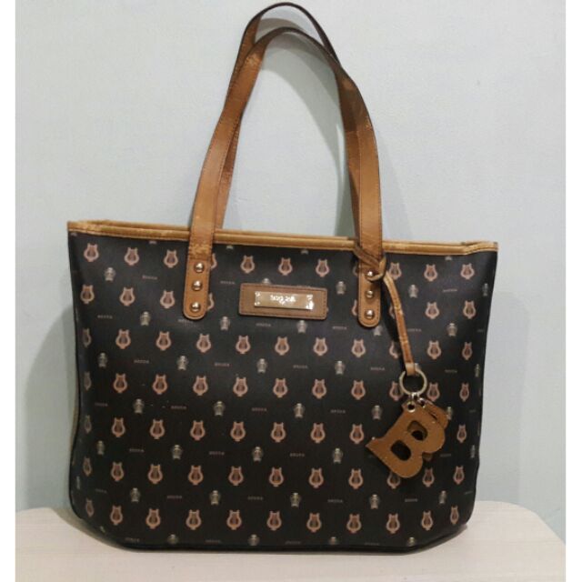 BRERA TOTE BAG MONOGRAM AUTHENTIC with CODE ( Preloved❤ )