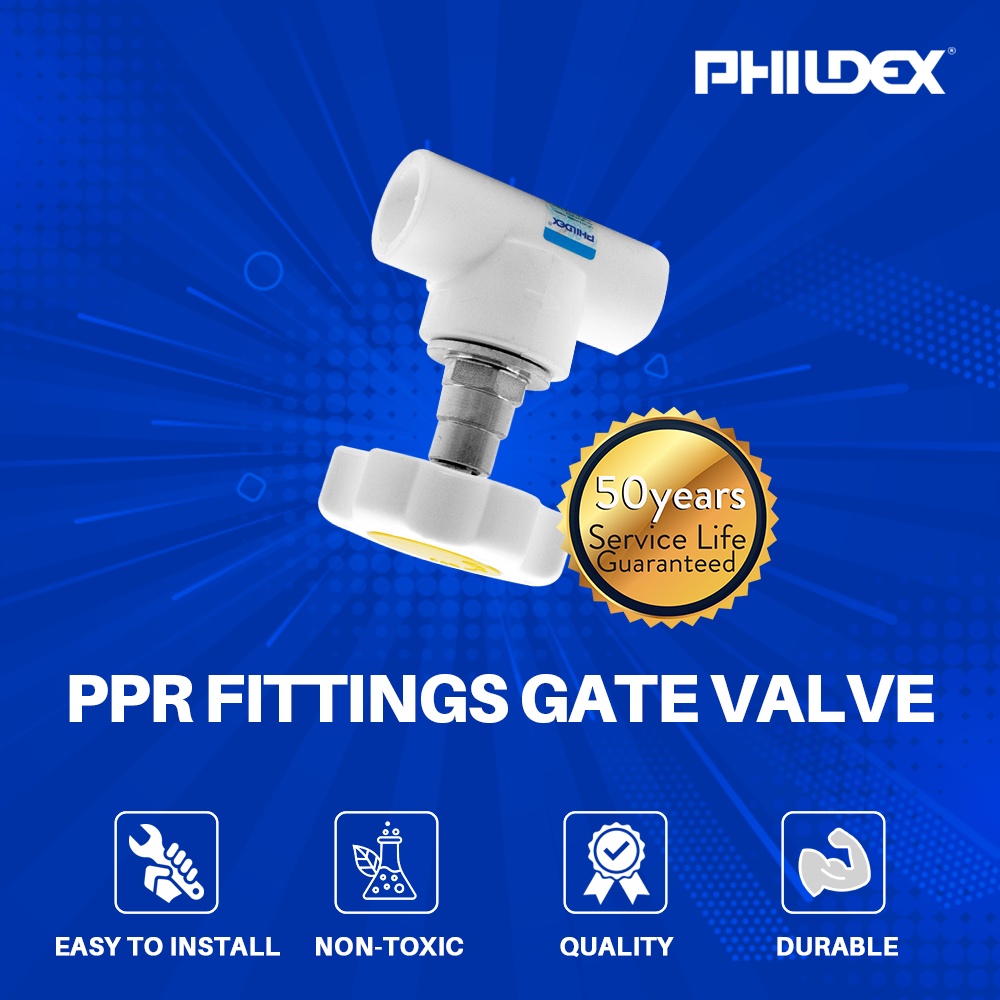 Phildex PPR Fittings - Gate Valve 63mm-90mm | Shopee Philippines