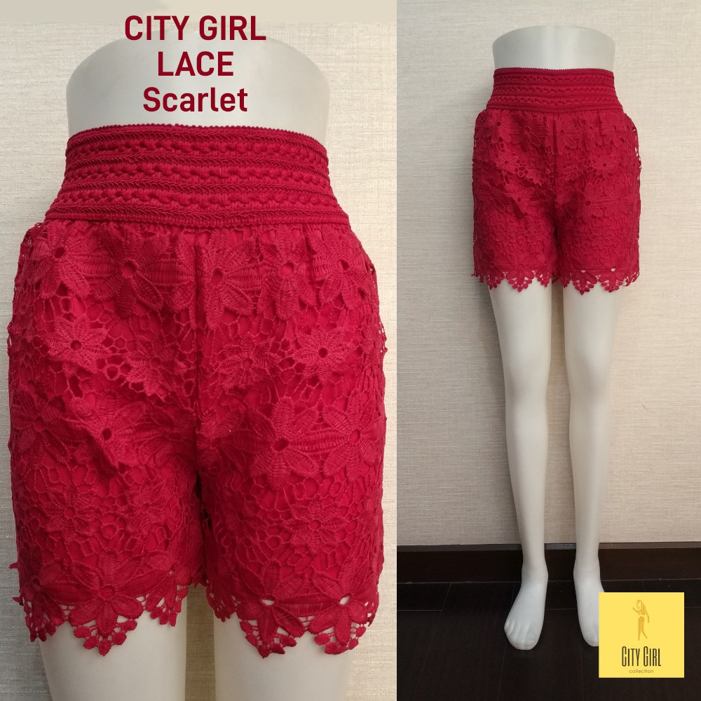 Casual Wear Lace Shorts for women Shopee Philippines