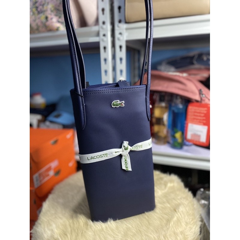 Lacoste bag on sale navy blue