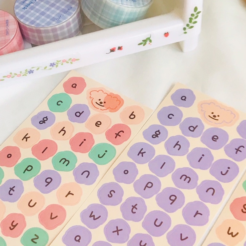 Abc Alphabet stickers, ABC Alphabet stickers, diary decorations, frame ...