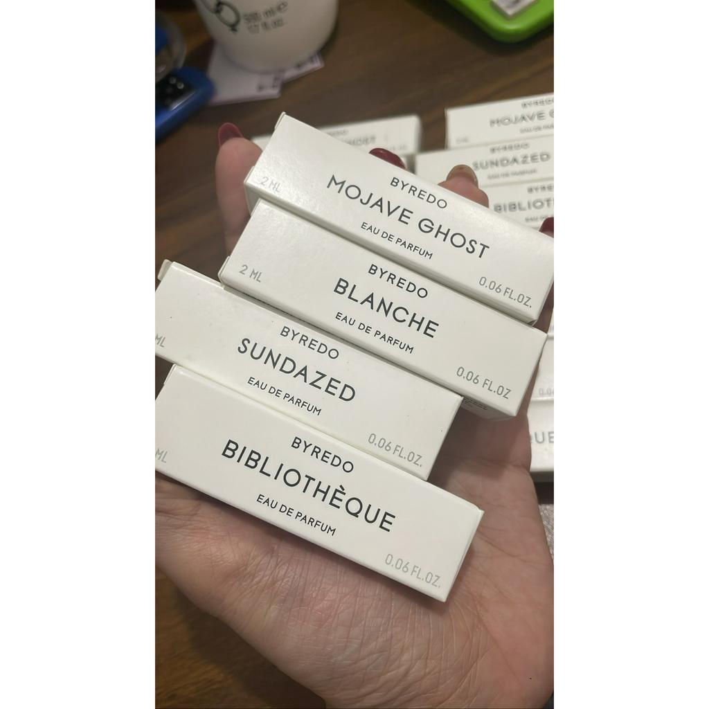 Authentic Byredo Perfume Sample 2ml Vial Blanche, Gypsy Water