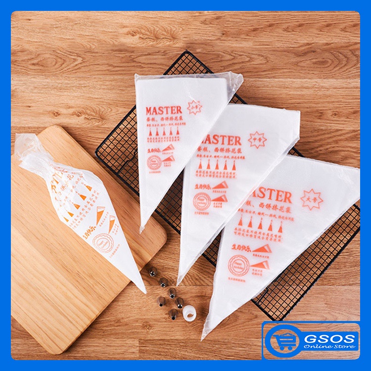 Disposable plastic on sale icing bags