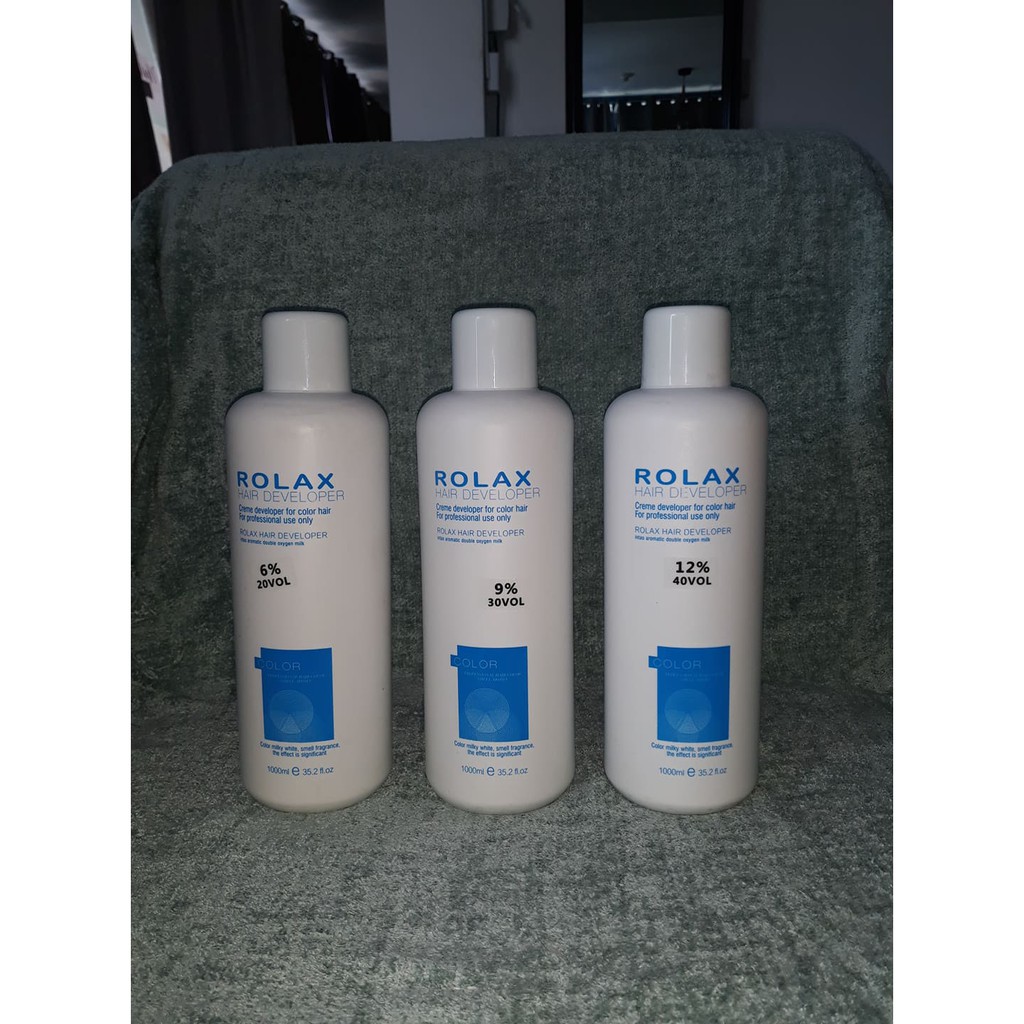 Rolax Hair Developer 1000ml (Cream Developer For Color Hair ) For