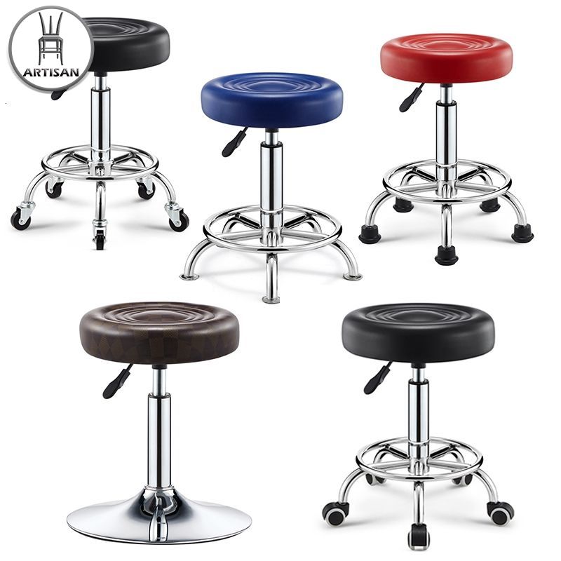 Artisam Beauty Stool Beauty Salon Chair Bar Stool High Foot Bar Chair