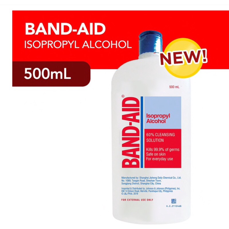 BAND AID Isopropyl Alcohol 250 500ml