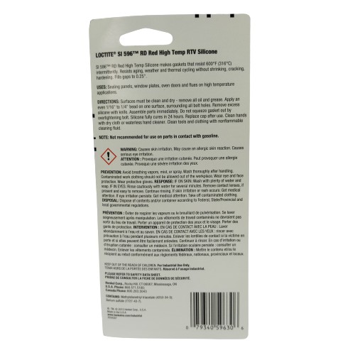 Loctite SI 596 RD Red High Temp RTV (80 ml) | Shopee Philippines