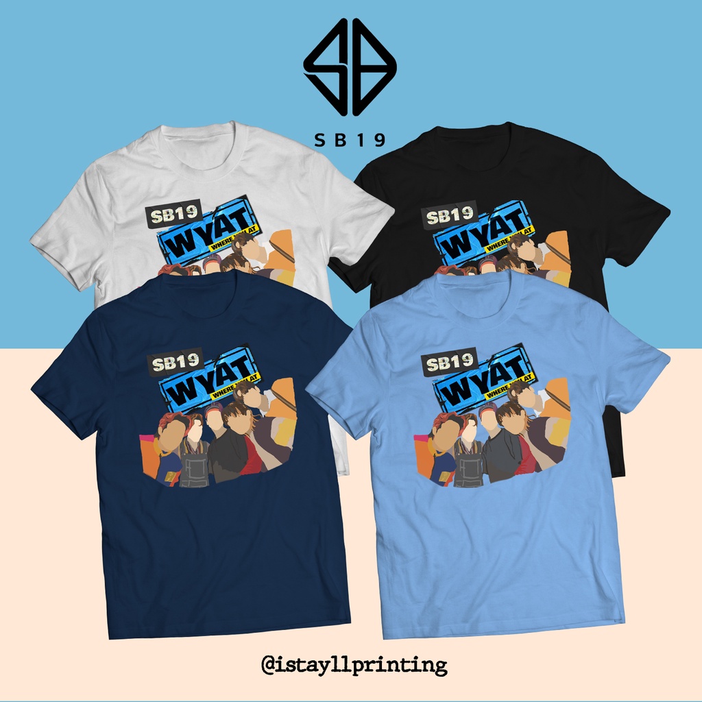 SB19 Shirt WYAT Vector 1 _ iStayll Printing | Shopee Philippines