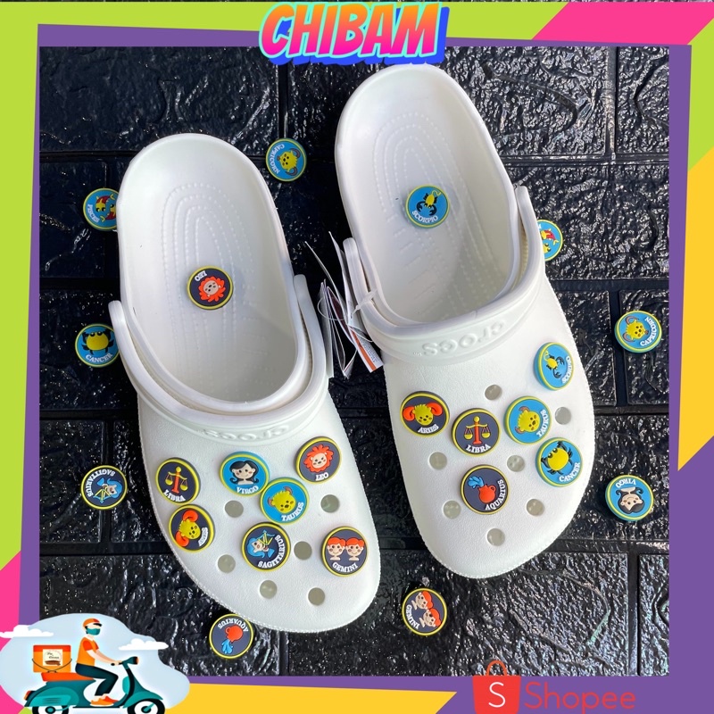Crocs Jibbitz Charm Zodiac Sign Shopee Philippines