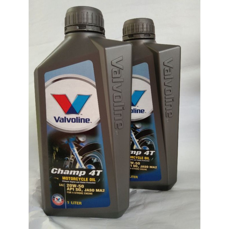 Valvoline Champ 4T Motorcycle Oil 20W-50 | Shopee Philippines