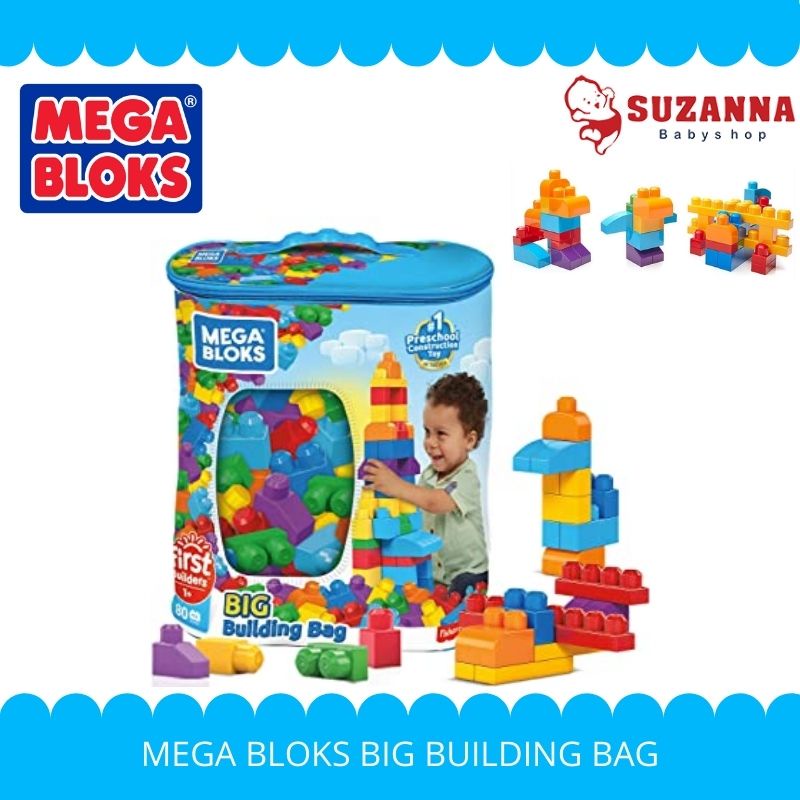 Mega Bloks DCH55 -- BIG Building Bag || 50 Pcs (Classic) | Shopee ...