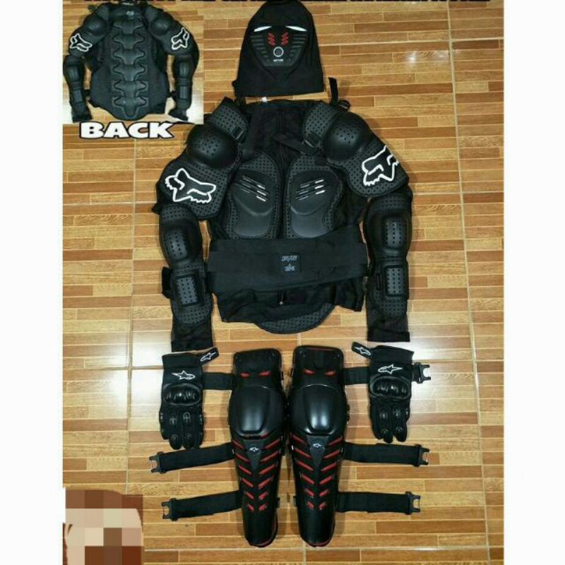 Motorcycle Body Armor set (raptor kneepad) Shopee Philippines