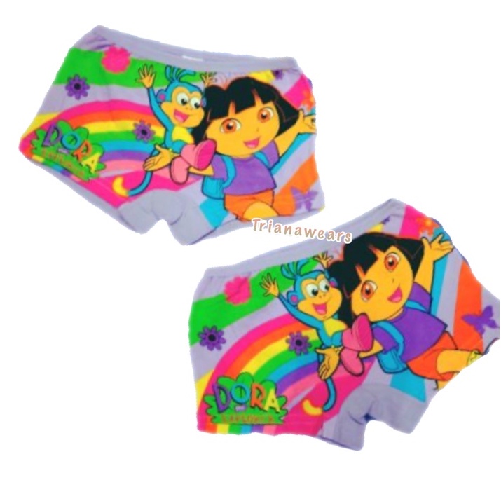 sale! Dora The Explorer Boyleg For Kids character underwear for girls kids  baby wears#trianawears