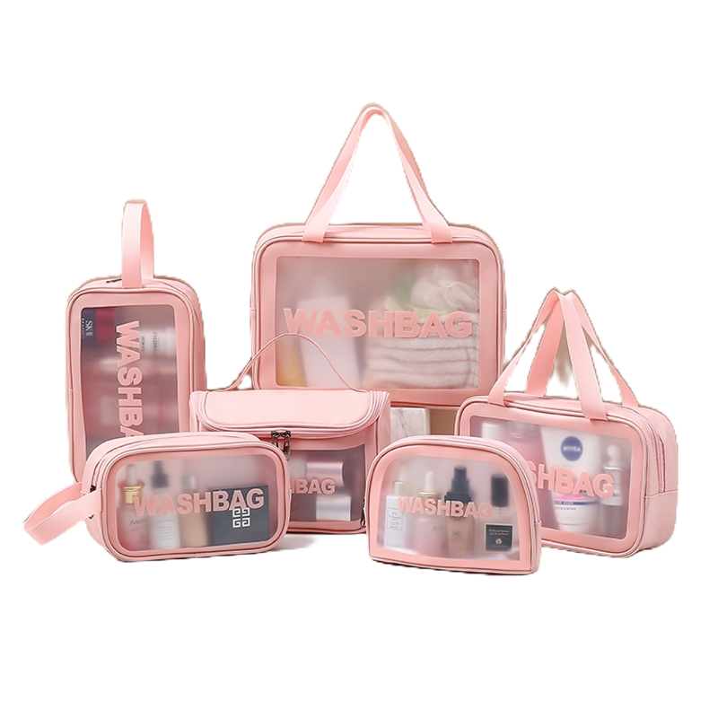 bea Wash Bag Travel Organizer Pouch (PVC) [Portable Transparent