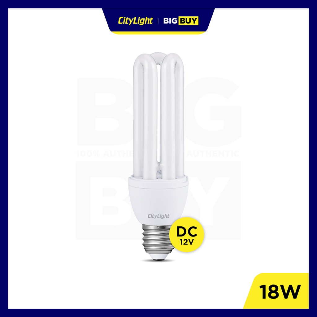 CityLight Compact Fluorescent Lamp CFL 12V DC 3U Bulb 18W Shopee