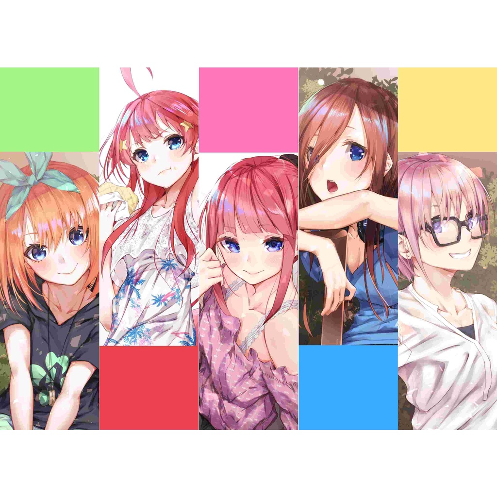 Anime Posters Quintessential Quintuplets Poster Collection A4 Anime Posters And Sticker