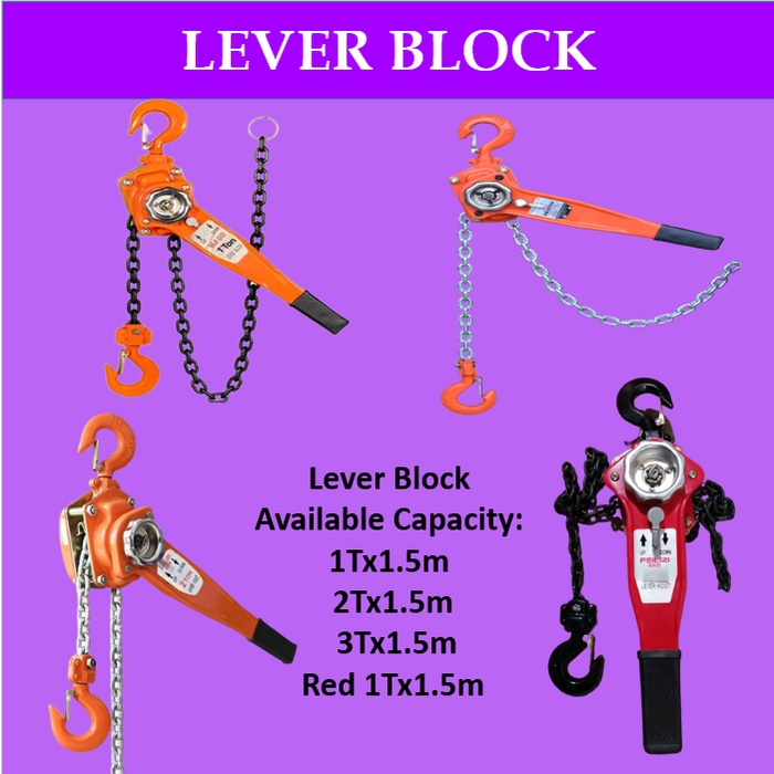 Mago Ratchet Puller Hoist Hand Lever Chain Block Lever Block Shopee