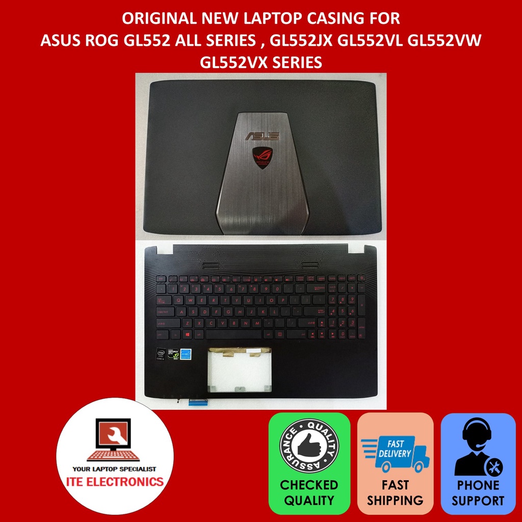 Nuovo ricambio dello schermo LCD FHD da 15,6 '' LED (1920 X 1080) per ASUS ROG GL552VX Pannello di visualizzazione opaco per laptop - Connettore a 30 pin