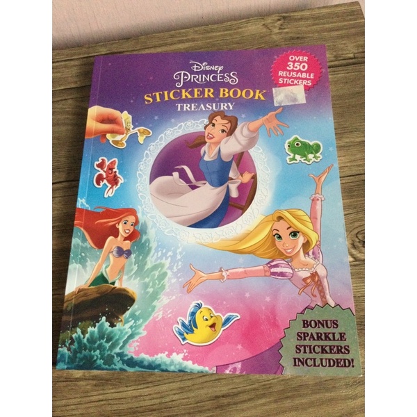 Disney Princess Sticker Activity Book 100plus pages Japan | Shopee ...