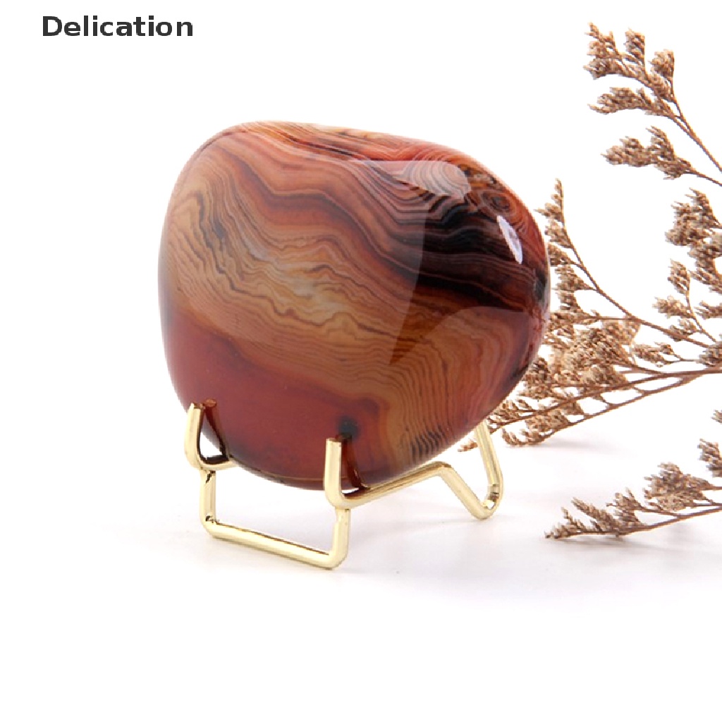 Delication Antique Alloy Crystals Agate Display Stand Holder Base Rack
