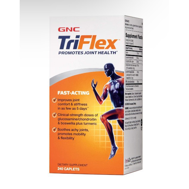 GNC TriFlex FastActing 240 Caplets exp 2025 | Shopee Philippines