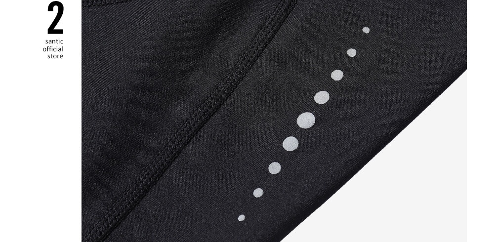 Santic Winter Lange Fietsbroeken Gevoerde Thermisch Leggings Fietsen