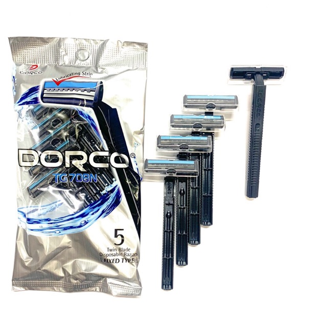 COD TG708N dorco twin blade disposable razors (original) Shopee