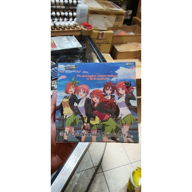 sun and moon japanese booster box Weiss Schwarz: Quintessential Quintuplets 2 Booster Packs main image 0