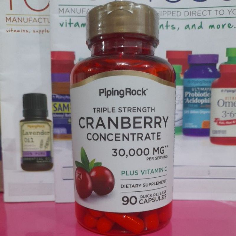 Cranberry Kapseln Hochdosiert 45000mg Mit 300mg Vitamin C | 180