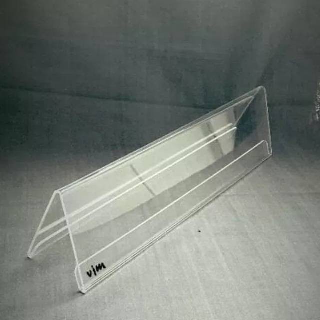 TABLE NAME PLATE 7x30 CM ACRYLIC 2 SIDES ACRYLIC NAME PLATE ACRYLICTAG ...