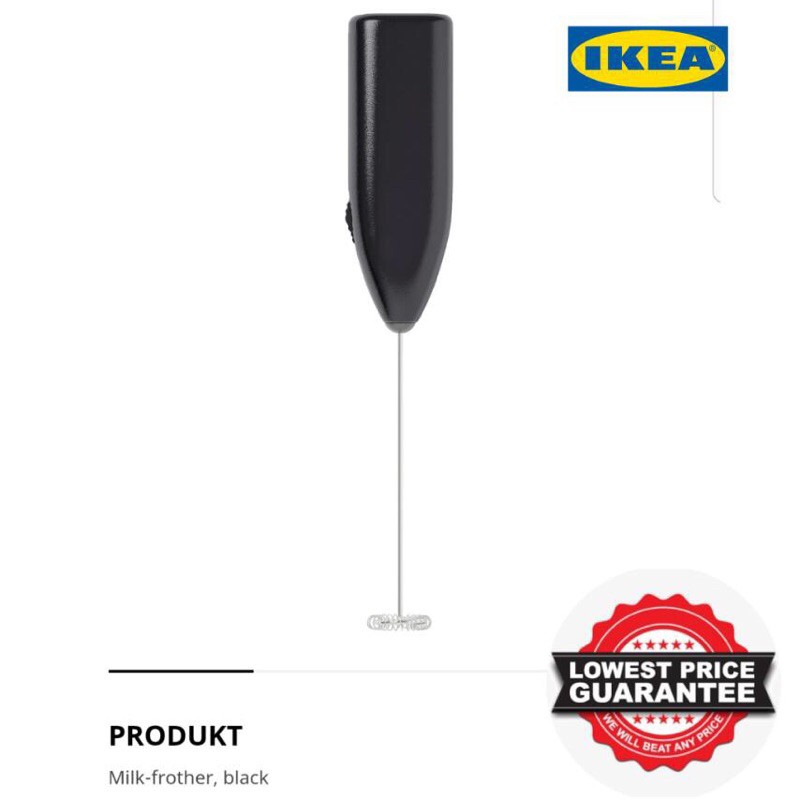 PRODUKT milk-frother, black - IKEA