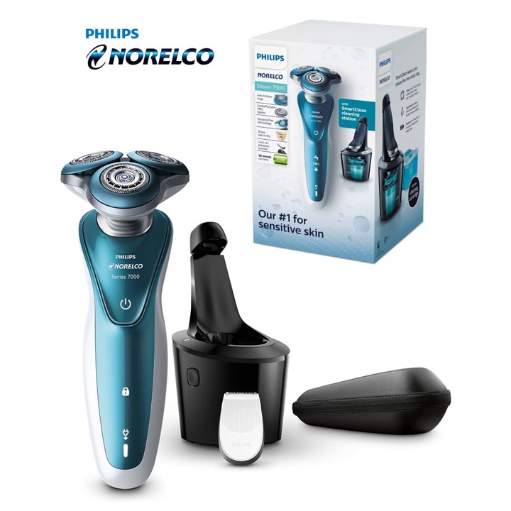 Philips Norelco Electric Shaver 7500 for Sensitive Skin, S7371/84 Shopee Philippines