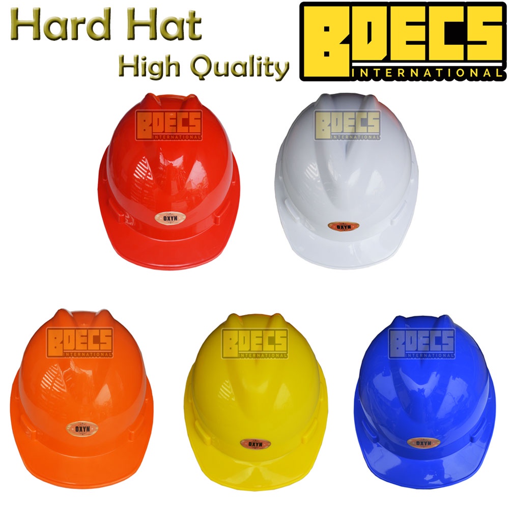 OXYN Hard Hat Safety helmet Heavy Duty bdecs jr