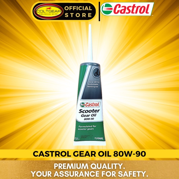 Castrol Scooter Gear Oil 80W90 (120ml.) Shopee Philippines
